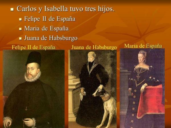 स्पेन के कार्लोस प्रथम - लघु जीवनी - सम्राट का परिवार