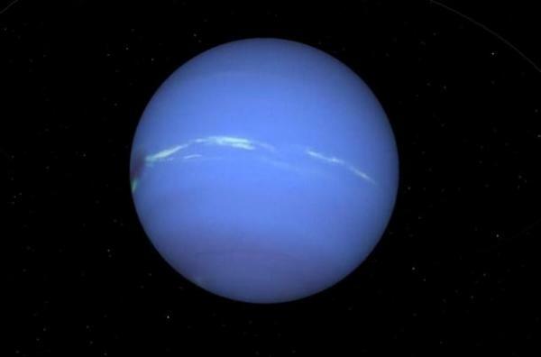 The rotational motion of Neptune