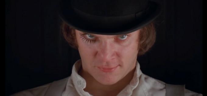 Cadru din filmul A Clockwork Orange