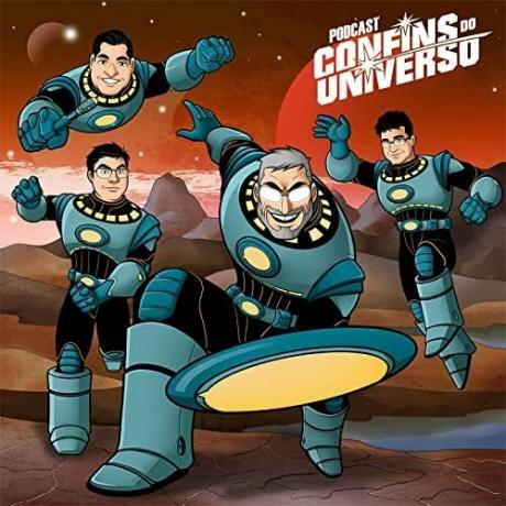 Логотип подкаста Confins do Universo