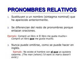 EXAMPLES of RELATIVE pronouns
