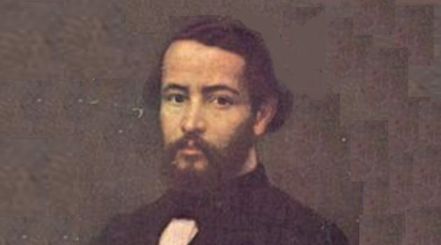 Gonçalves Dias, ένα από τα δύο κύρια ονόματα για την πρώτη φάση του ρομαντισμού στη Βραζιλία.