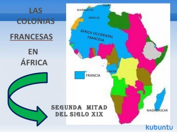 French colonies in Africa: 19th century and present