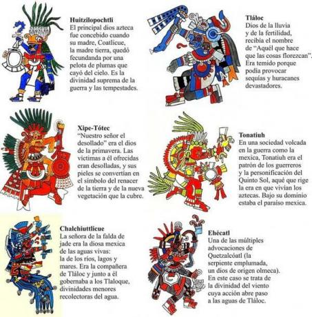 Култура на ацтеките - Кратко резюме - Социална организация и религия на Ацтекската империя