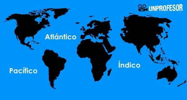 Namnen på världens hav - med kartor! - Världens största hav 