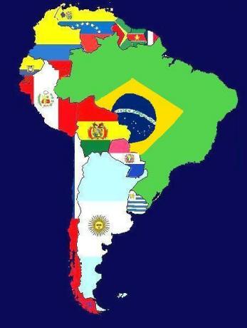 Страны Южной Америки и их столицы - простой список и карты!