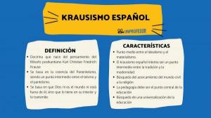스페인어 KRAUSISM이란 무엇입니까?
