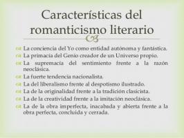 Litteraturromantik: huvudegenskaper