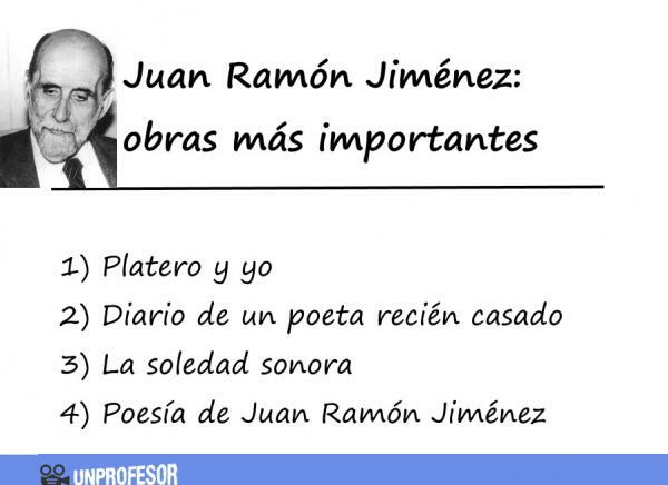 Juan Ramón Jiménez: belangrijkste werken