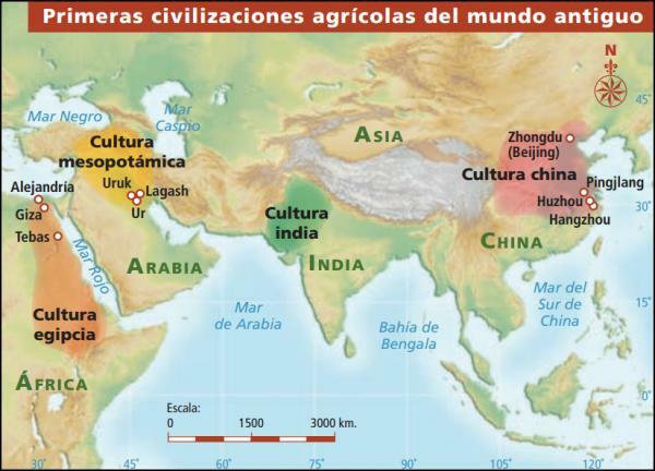 ما كانت الحضارات الزراعية الأولى