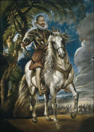 Rubens: Important Works - Equestrian Portrait of the Duke of Lerma (1603), one of Rubens's works