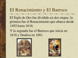 Périodes de l'âge d'or espagnol: bref résumé