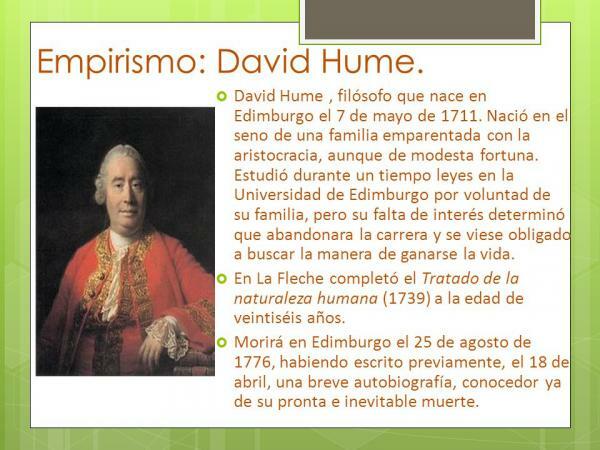 Empirismo: Filósofos Mais Proeminentes - David Hume