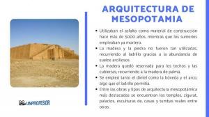 A mezopotámiai építészet JELLEMZŐI