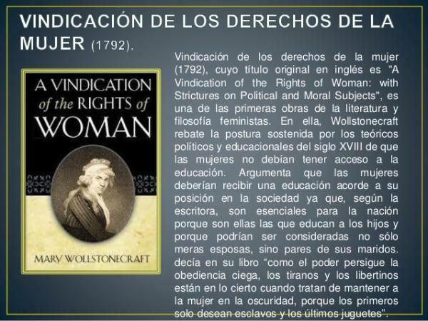 Mary Wollstonecraft and Feminism - Vindication of Women's Rights (1792)