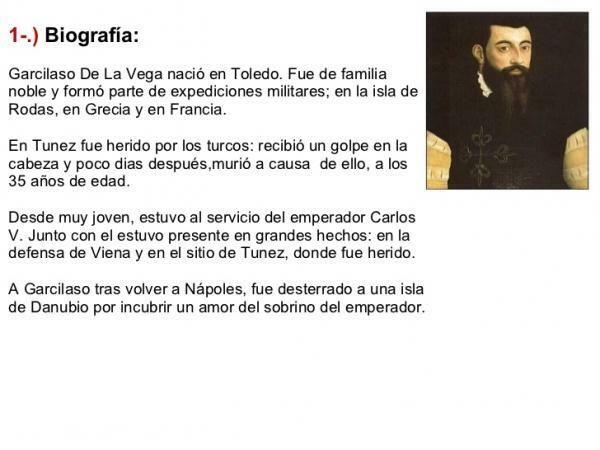 Αναγεννησιακή λογοτεχνία: συγγραφείς και έργα - Garcilaso de la Vega, ένας από τους συγγραφείς της αναγεννησιακής λογοτεχνίας (1501-1536)
