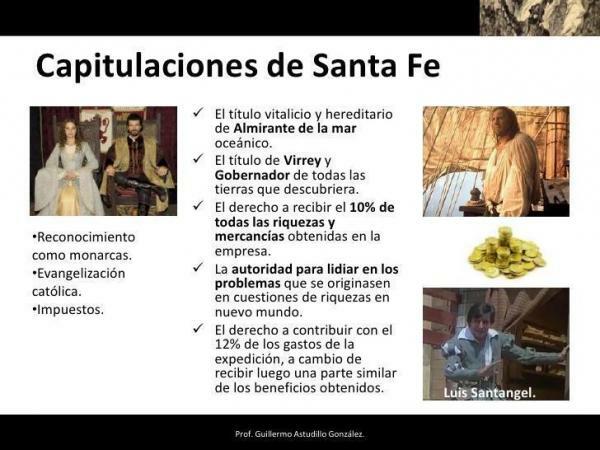 Was waren die Kapitulationen von Santa Fe - Inhalt der Kapitulationen von Santa Fe