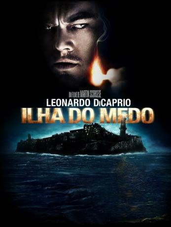 Cartaz filmar Ilha do Medo.
