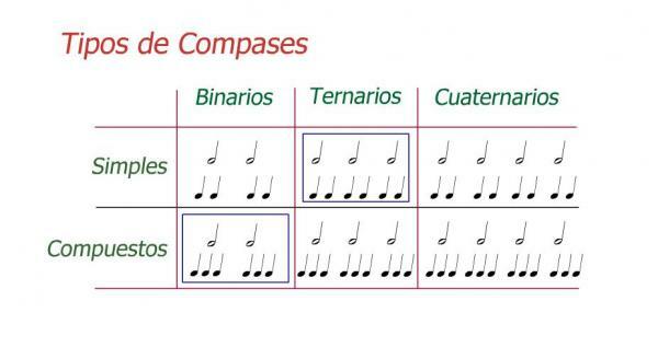 What is a musical compass and the types that exist - Types of musical compass