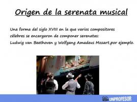 What is a musical SERENATA