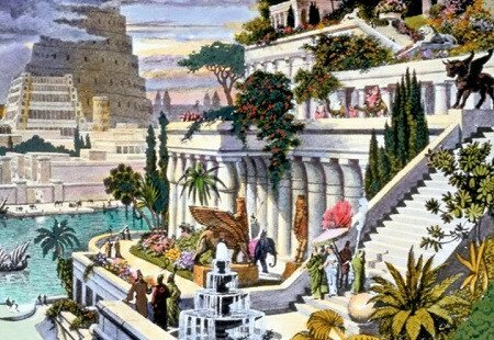 Visuté záhrady Babylonu