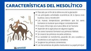 10 characteristics of the MESOLITHIC