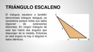 Trojuholník SCALEN: charakteristika a vzorec