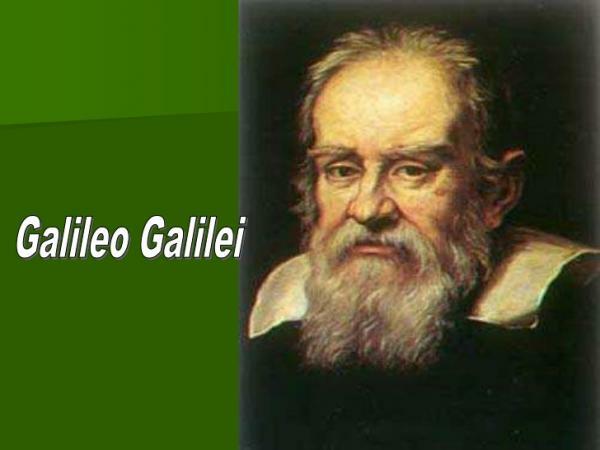 Bijdragen van Galileo Galilei