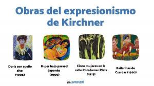 4 verk av ekspresjonisme av KIRCHNER