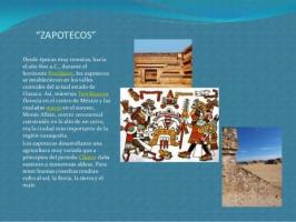 ZAPOTECAS: местоположение и икономика