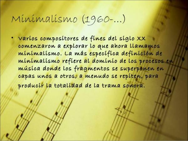 What is minimalist music and its characteristics - Definition of minimalist music