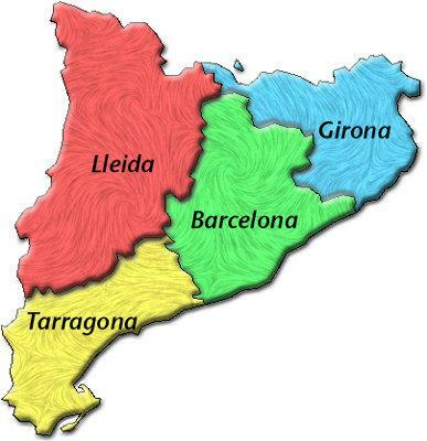Hiszpańskie nazwy według społeczności - katalońskie nazwy 