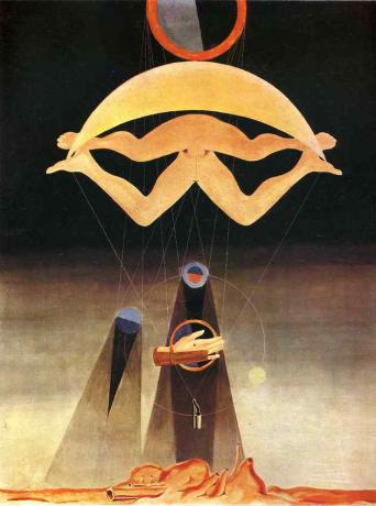 Les Hommes n'en sauront rien - olje på lerret, 1923 - Max Ernst, Tate