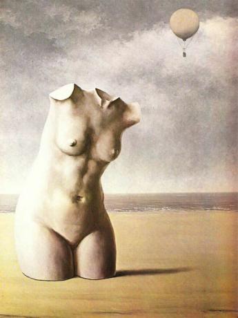 Rene Magritte. Saat jam tiba (1964-65)