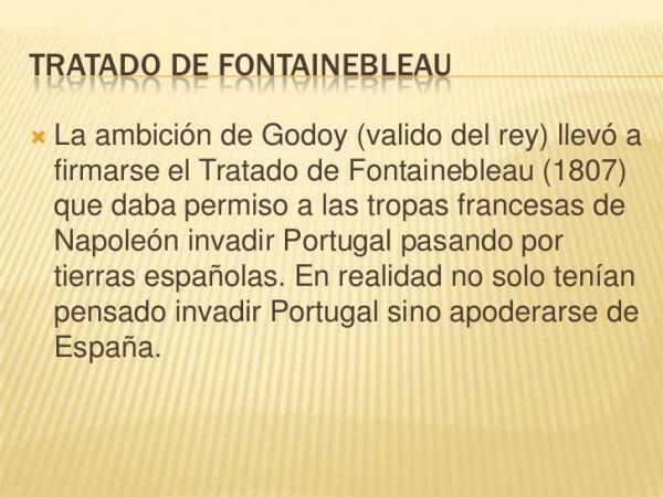 What was the Treaty of Fontainebleau?