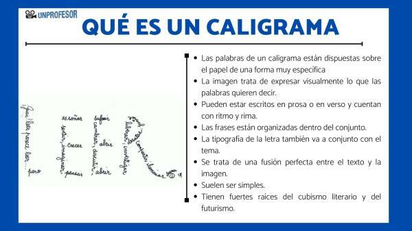 Примери за калиграми - Какво е калиграма - определение 
