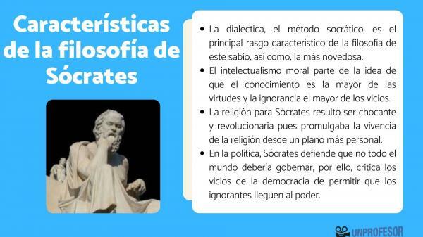Sokrates filosofi: egenskaper - Vilka är de viktigaste egenskaperna hos Sokrates filosofi?