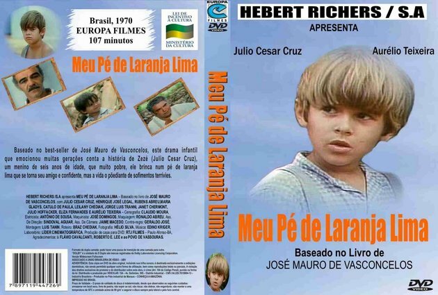 Ένθετο της ταινίας O meu pé de laranja lima, που κυκλοφόρησε το 1970.
