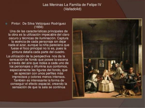 Las Meninas de Velázquez - Kommentar till arbetet - Formell beskrivning av Las Meninas de Velázquez