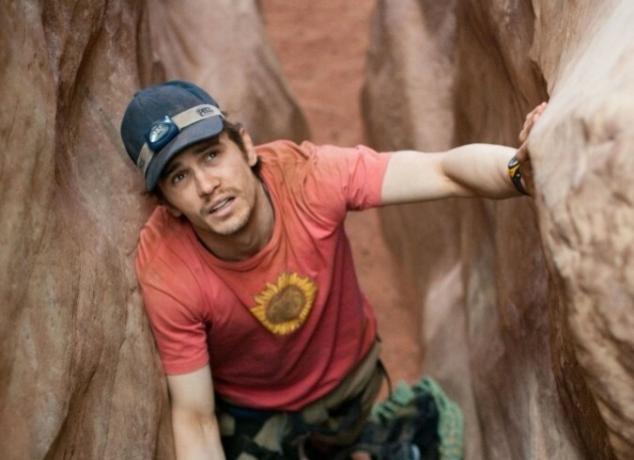Frame from the film 127 hours
