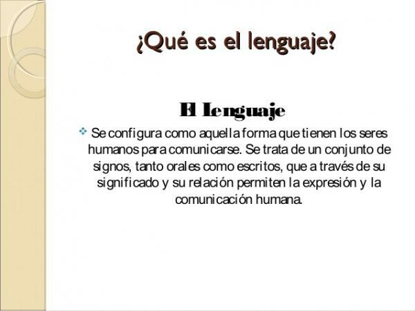 Γλώσσα και γλώσσα: ομοιότητες και διαφορές - Τι είναι η γλώσσα;