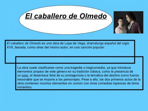 El Caballero de Olmedo - Haupt- und Nebenfiguren - Kurze Einführung in El Caballero de Olmedo