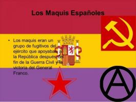 Who were the maquis in the Spanish Civil War