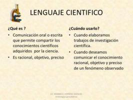 Научный язык: характеристики и примеры