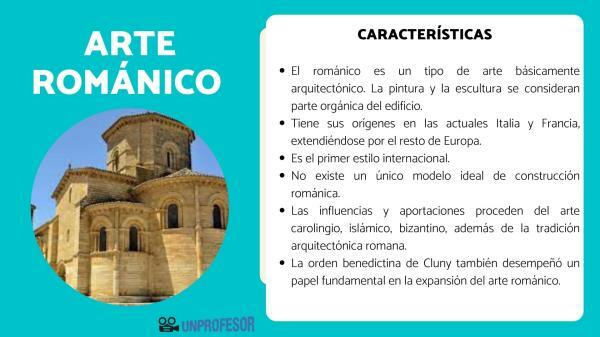 Romanesque art: main characteristics - Main characteristics of Romanesque art