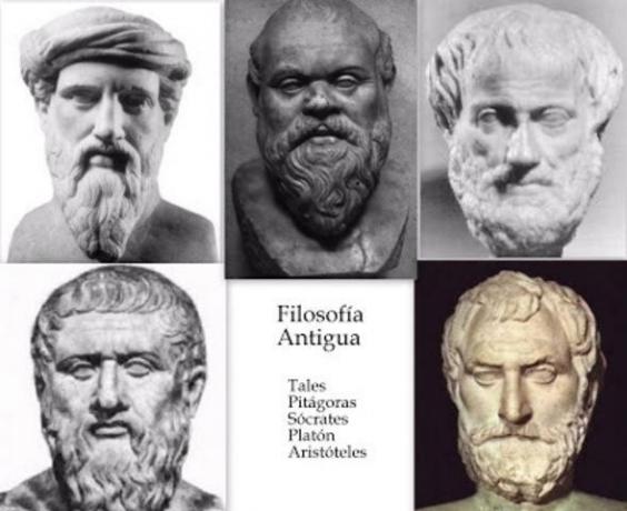 Belangrijkste filosofen van de oude filosofie