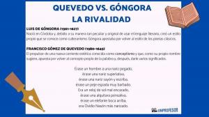 QUEVEDO and GÓNGORA rivalry and their differences