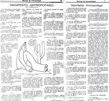 Manifesto Anthropophagous, by Oswald de Andrade