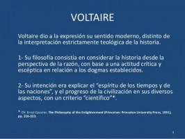 VOLTAIRE: main ideas and thought