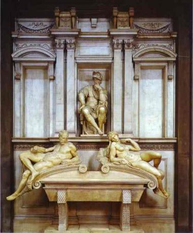 Τάφος του Lorenzo de 'Medici - 630 x 420 cm - Capela Medici, Βασιλική του San Lorenzo, Florença